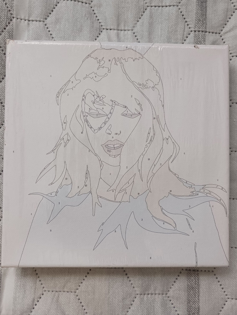 2 Paint By Number 7.5"x7.5" Taylor Swifties Kit, Covers Canvas , Paint Hooks New